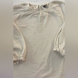 Cream Universal Thread Quilted Top